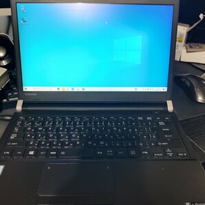 windows10 pro TOSHIBA dynabook R73/J i3 7100u 8GB 新品SSD4800GB 動作問題なしの画像1