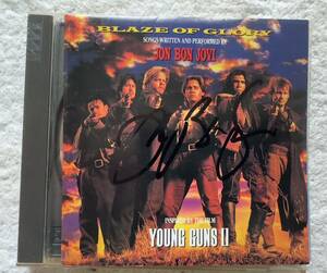 JON BON JOVI/ John bon jovi BLAZE GLORY подписан CD BON JOVI