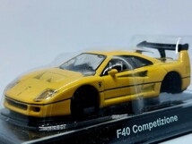 【絶版・入手困難】F40コンペティツィオーネ　フェラーリミニカーコレクション　京商　1/64　サンクスサークルK_画像1