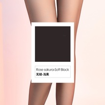 ROSESAKURA/8314/ELERI/SOFT BLACK/グラファイト/マット光沢無し　ソフト繊維　レギュラーウエストセンターシームレスパンスト　_画像4