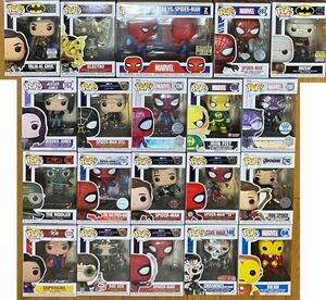 Funko pop 20個セット フィギュア マーベル ブラックパンサー スパイダーマン アイアンフィスト ジェシカジョーンズ エレクトロ オクトパス