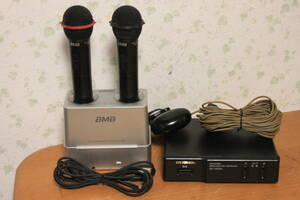 *BMB WT-4000 infra-red rays wireless microphone set operation goods *