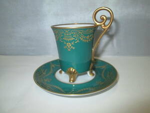 [2370]TIRSCHENREUTNtirusienro squid small cup & saucer ba burr a Germany 