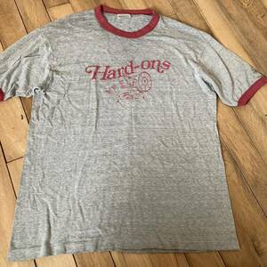 vintage Hanes リンガーtシャツ バックプリント