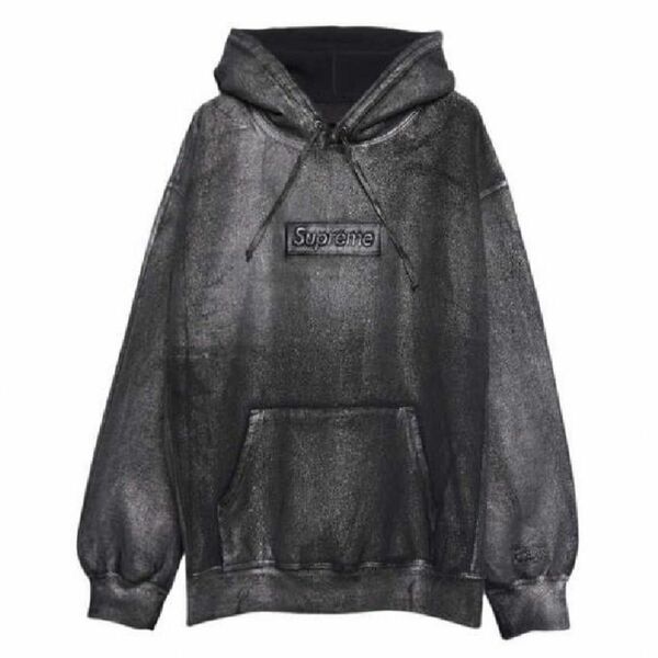 Supreme x MM6 Maison Margiela Foil Box Logo Hooded Sweatshirt 