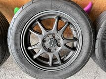 5次元 DIREZZA 5j 14インチ コペン L880K 175/60R14 ナンカン NS-2R バリ山 ダイハツ スズキ 軽カーS660 カプチーノ AZ-1 ビート _画像3