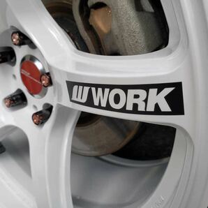 ホイールステッカー３ 4枚セット WORKEMOTION WORK kiwami T5R T7R D9R M8R RS11 ZR10 MEISTER EQUIPの画像3