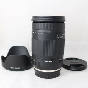 ☆良品☆ TAMRON 高倍率ズームレンズ 18-400mm F3.5-6.3 DiII VC HLD キヤノン用 APS-C専用 B028E タムロン #1992