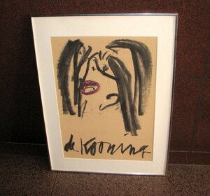 Willem De Kooning Aspen Exhibition Poster デ・クーニングの超貴重な展覧会ポスター#クリスティーズ＃サザビーズ＃ウォーホル