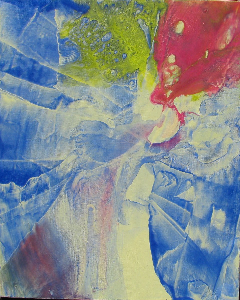 Tetsuro Ohsawa, F15, à-390, Un coloriste d'avant-garde dessine des suminagashi, Recherche #Gutai #JENKINS #Kamimae Chisuke #Murakami Takashi #KOONING #WARHOL #SOL LEWITT #DAN COLEN, Peinture, Peinture à l'huile, Peinture abstraite