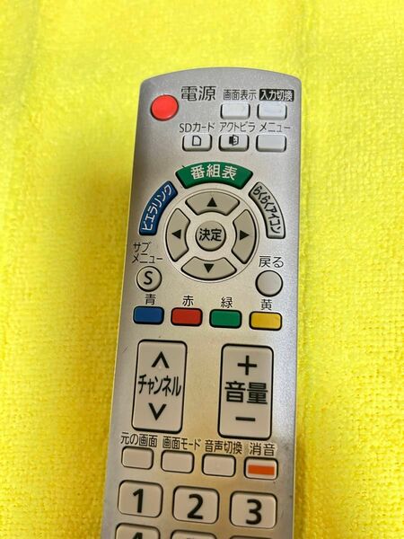 Panasonic N2QAYB000484 パナソニック テレビ リモコン　