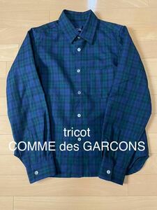 tricot COMME des GARCONS トリコ コムデギャルソン チェックシャツ 長袖シャツ 