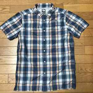 THE NORTH FACE MEN’S SHORT SLEEVE SHIRTS size-S(着丈72身幅52) 中古(試着のみ) 送料無料 NCNR
