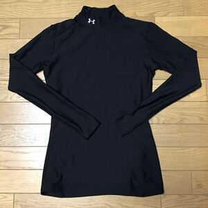 UNDER ARMOUR WOMEN*S COLDGEAR COMPRESSION MOCK LONG SLEEVE SHIRTS size-LG( длина одежды 61 ширина 42) б/у бесплатная доставка NCNR