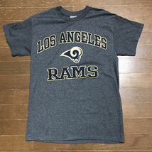 NFL LOS ANGELS RAMS MEN’S SHORT SLEEVE T-SHIRTS (Majestic) size-M(着丈70身幅49) 中古(美品) 送料無料 NCNR_画像1