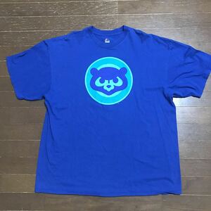 MLB CHICAGO CUBS #9 EL MAGO (JAVIER BAEZ) MEN’S SHORT SLEEVE T-SHIRTS (Majestic) size-2XL(着丈74身幅62) 中古(美品) 送料無料 NCNR