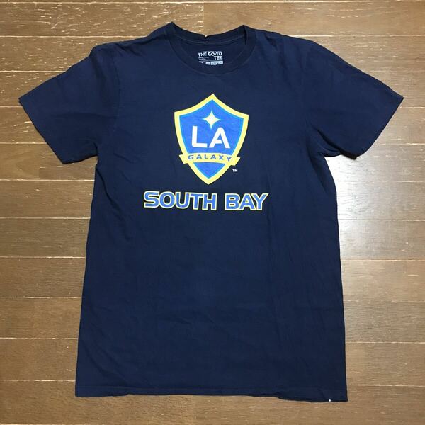 MLS LOS ANGELES GALAXY MEN’S SHORT SLEEVE T-SHIRTS (adidas) size-M(着丈69身幅48) 中古 送料無料 NCNR