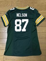 NFL GREENBAY PACKERS #87 NELSON WOMEN’S JERSEY (NIKE) size-S(着丈65身幅46) 未使用 送料無料 NCNR_画像2