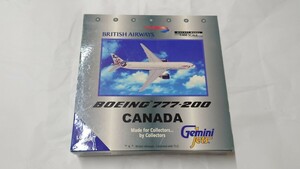 ★B777-200ER ブリティッシュエアウェイズ 1/400 BRITISH AIRWAYS Whale Rider塗装ボーイング777ジェミニGeminiBA特別塗装機完成品oneworld