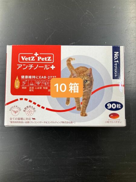 アンチノールプラス　猫　90粒×10箱