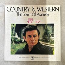 魅感のカントリー＆ウエスタン COUNTRY & WESTERN THE SPIRIT Of AMERiCA LP レコード　 洋楽_画像1