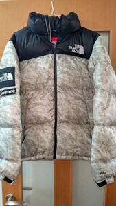 1円スタート 中古 ノースフェイス THE NORTH FACE シュプリーム Supreme Paper Nuptse Jaket ペーパーヌプシダウンジャケット S ND918061