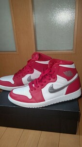 1円スタート　中古美品　NIKE AirJordan1 Retro High Silver Medal　ナイキ エアジョーダン1 シルバーメダル　332550-602　28.5cm