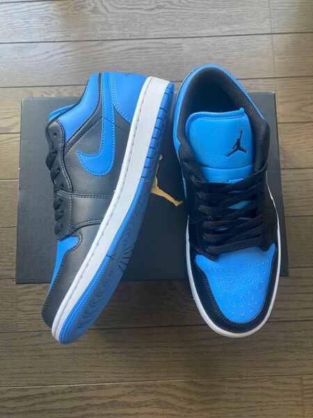 【美品】Nike Air Jordan 1 Low "University Blue" 27.0cm 553558-041