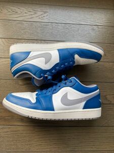 Nike AIR JORDAN 1 Low "True Blue" 553558-412 28.0cm