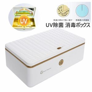 UV除菌 ライト消毒ボックス 除菌率99.99％　抗菌・除菌　滅菌器 UVランプ USB給電式 消臭機能付き