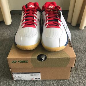 NEW Yonex power cushion -stroke rider flow SHBSF1 white | navy | red (784) 24.0cm