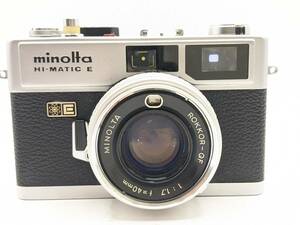 ★外観良好・ワケあり大特価★ ミノルタ minolta Hi-MATIC E　 #988