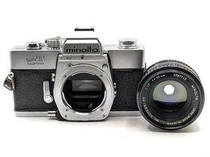 ★美品・動作保証★ Minolta ミノルタ SRT SUPER + MC ROKKOR-PF 55mm F1.7 レンズセット【Operation confirmed】 #1335