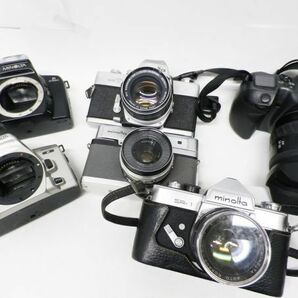 54●a617☆同梱不可 ジャンク品 フィルムカメラ 【ミノルタ】【ペンタックス】など  ボディ・レンズ 大量12kg以上 現状の画像2