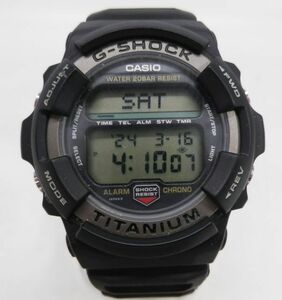 47●a412☆中古品　動作確認　メンズ腕時計　カシオ　G-SHOCK　MRG-1　チタニウム　TITANIUM　ラバー　CASIO　訳あり　現状