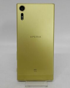 09●a252☆中古品　au　SONY　XPERIA SOV35　シトラス　Android：7.1.1　バッテリー：80％以上良好　利用制限：○　現状渡し