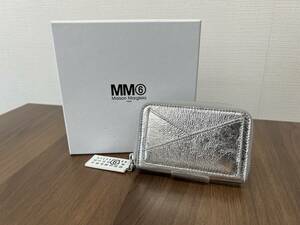 【未使用品】メゾンマルジェラ Maison Margiela コンパクト財布 カードケース 銀色 シルバー
