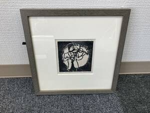 ◇版画絵 切り絵　インテリア 雑貨 飾り アート　コンサート　FUSAKO TAKEMURA