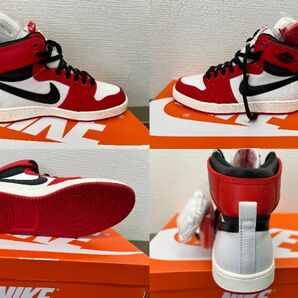 【保管品】NIKE ナイキ AIR JORDAN エア ジョーダン ノックアウト シカゴ DA9089-100 白/赤 27.5㎝/US9.5の画像9