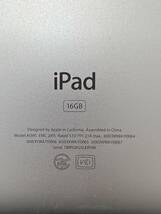 Apple iPad 2 Wi-Fiモデル 16GB MC769J/A A1395 Black ブラック 初期化済_画像4