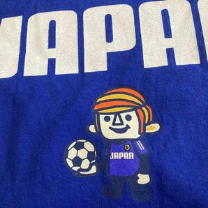 Laundry サッカー Tシャツ メンズ M ブルー 侍ジャパン Jリーグ ワールドカップ ランドリーの画像3