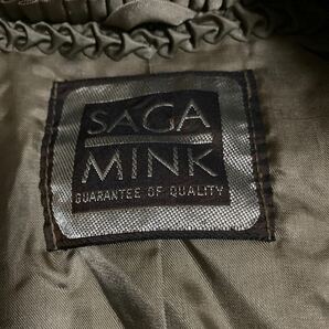 saga mink ミンク 毛皮 コート レディース ジャケット サガミンクの画像3