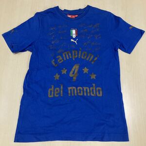 PUMA サッカー イタリア代表 ワールドカップ優勝記念 サイン入り Tシャツ