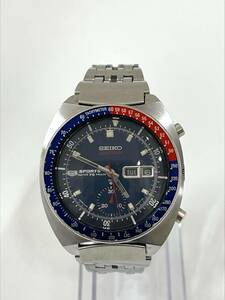 【稼働】 初期型 SEIKO 5スポーツ スピードタイマー 6139-6000 純正ベルト 自動巻き ペプシ セイコー 5SPORTS SPEED　クロノグラフ 