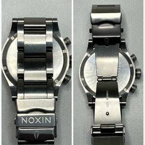 【電池交換済み】 左利き用 NIXON 42-20 黒文字盤 クロノグラフ メンズ レディース腕時計 稼働品の画像7