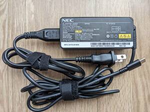 NEC　ノートPC用電源アダプター　PC-VP-BP122　ADP009　45W　動作確認済