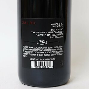 ◆ザ プリズナー - サルド ジンファンデル ブレンド THE PRISONER SALDO［度数:15.5% 内容量:750ml］の画像5