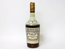 液面低下／1円～★ジャズ ヘネシー スリースター コニャック グリーンボトル Hennessy *ブランデー特級［度数:42% 内容量:700ml］_画像1