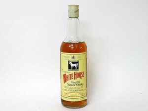 1円～★ホワイト ホース ファイン オールド スコッチウイスキー WHITE HORSE *特級 ［度数:43% 内容量:760ml］