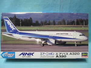 絶版 ハセガワ 1/400 ANK/エアーニッポン エアバス A320 デカールとシールの2種付 未開封/現状品 ANA/全日空商事